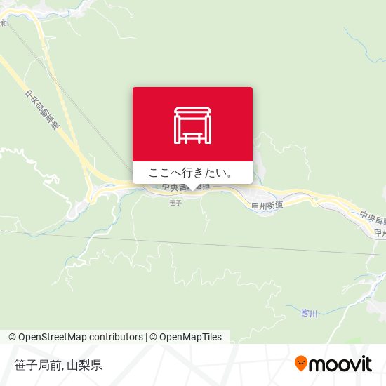 笹子局前地図