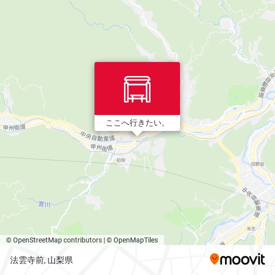 法雲寺前地図