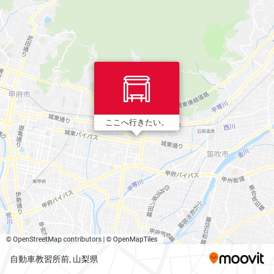 自動車教習所前地図