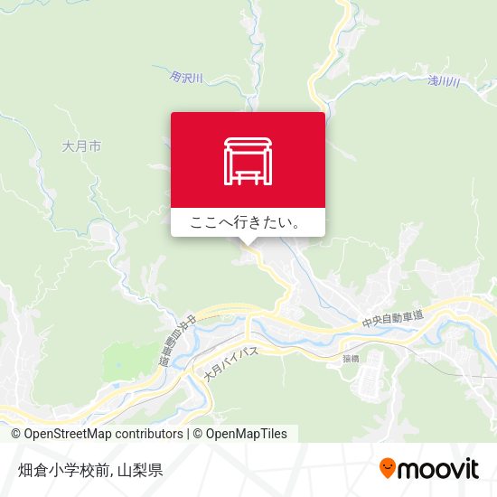 畑倉小学校前地図