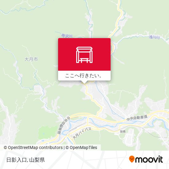 日影入口地図
