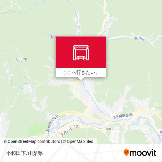 小和田下地図