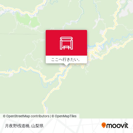 月夜野桟道橋地図