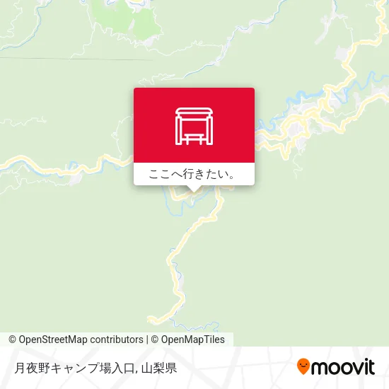 月夜野キャンプ場入口地図