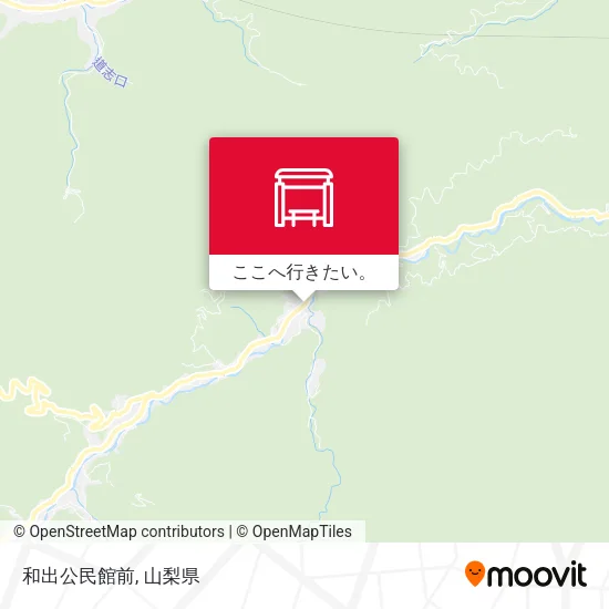 和出公民館前地図