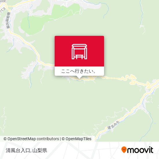 清風台入口地図