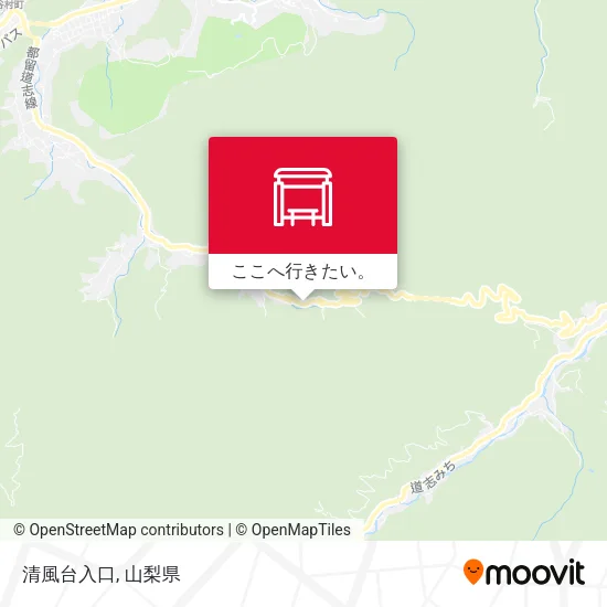 清風台入口地図