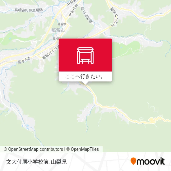 文大付属小学校前地図