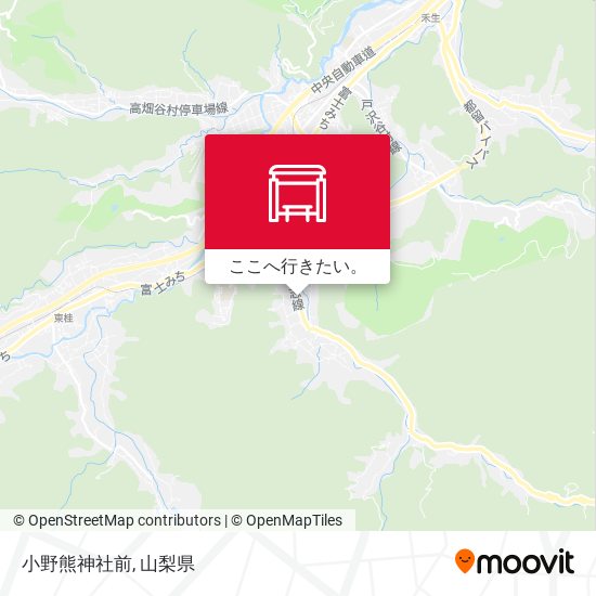 小野熊神社前地図