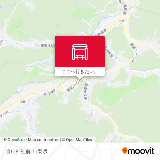 金山神社前地図