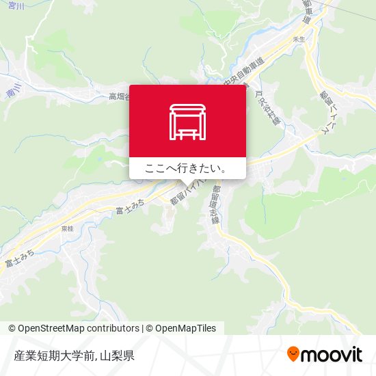 産業短期大学前地図