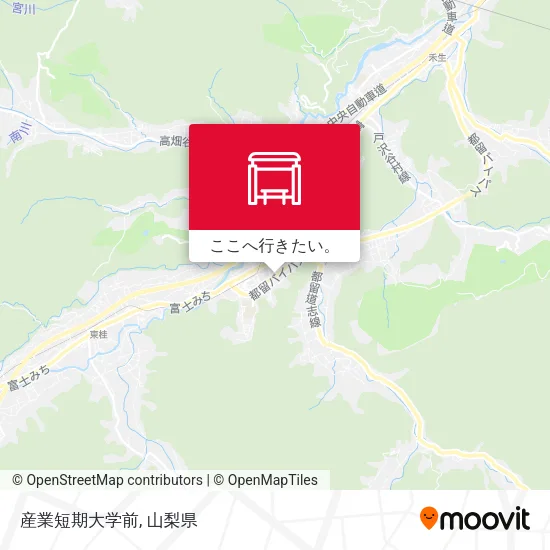 産業短期大学前地図