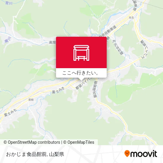 おかじま食品館前地図