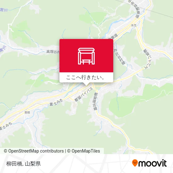 柳田橋地図
