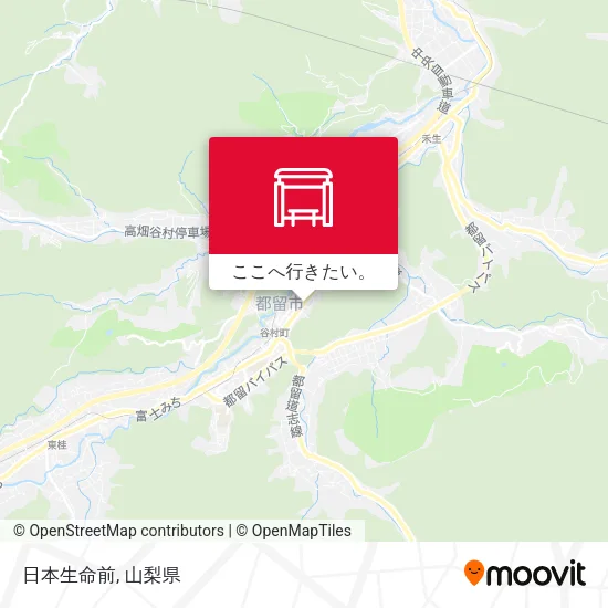 日本生命前地図