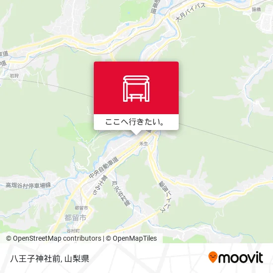 八王子神社前地図