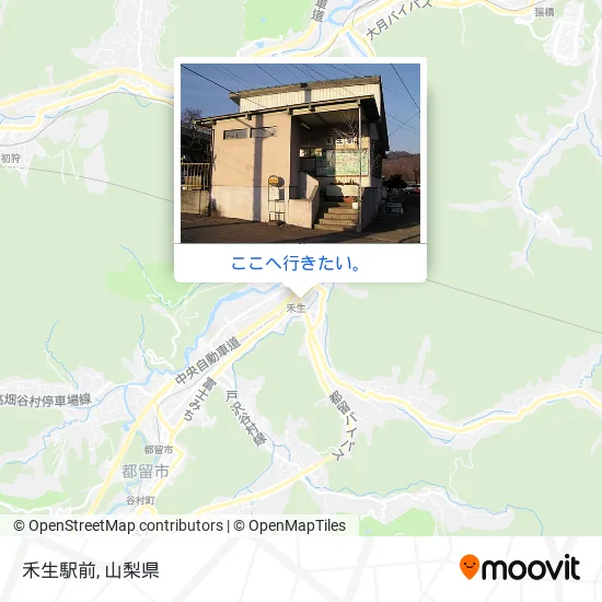 禾生駅前地図