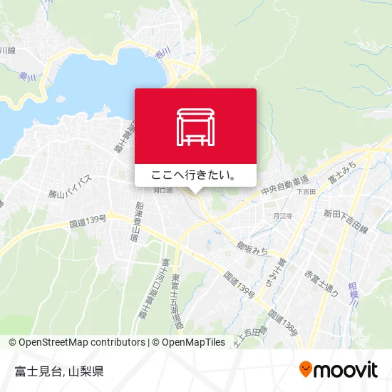 富士見台地図