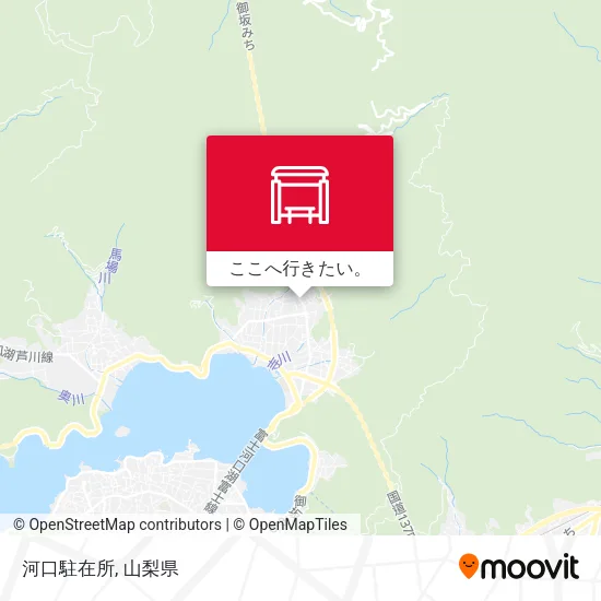 河口駐在所地図