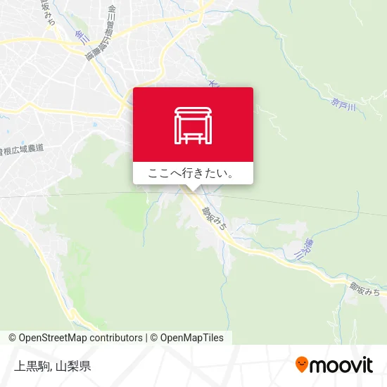 上黒駒地図
