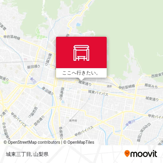 城東三丁目地図