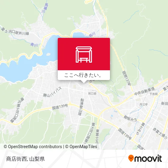 商店街西地図