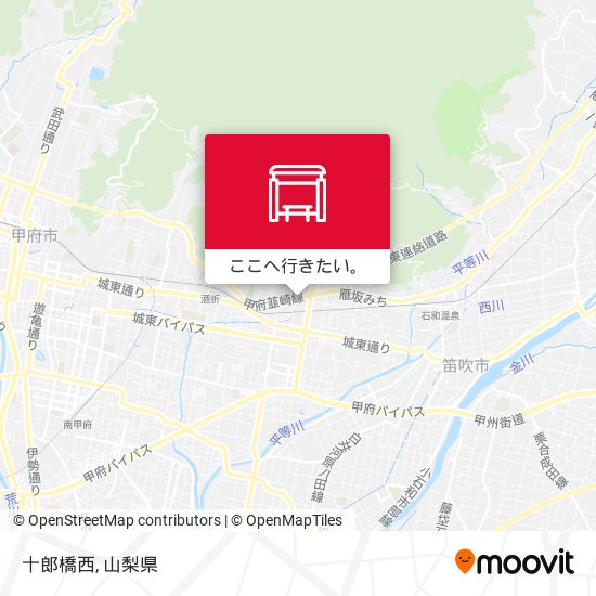 十郎橋西地図