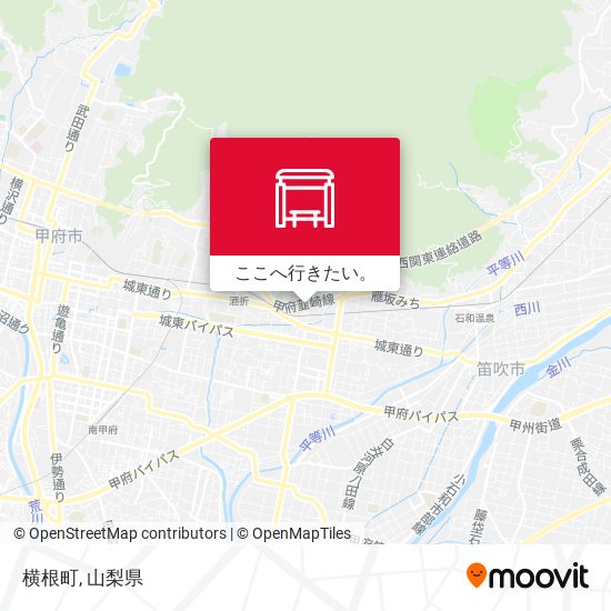横根町地図