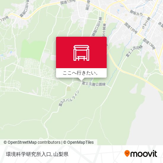 環境科学研究所入口地図
