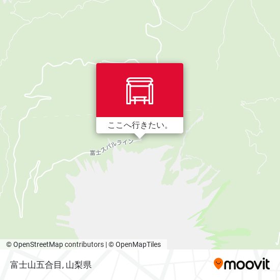 富士山五合目地図