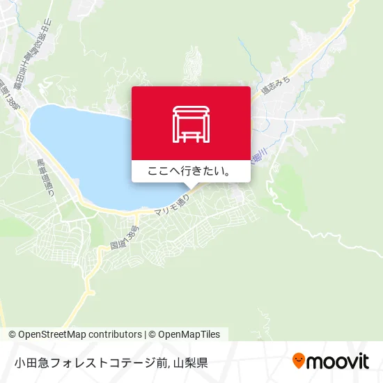 小田急フォレストコテージ前地図