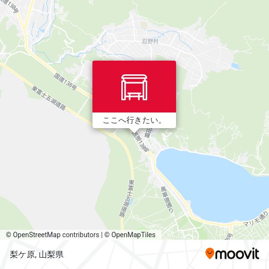 梨ケ原地図