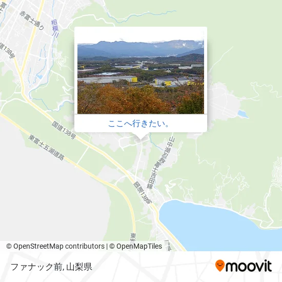 ファナック前地図