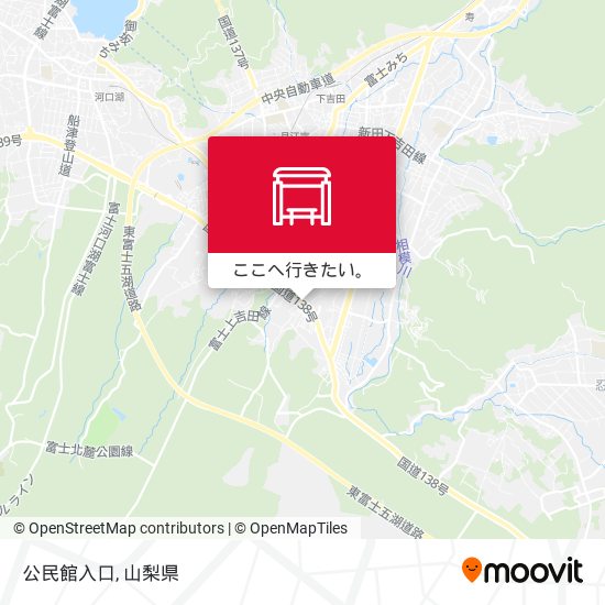 公民館入口地図