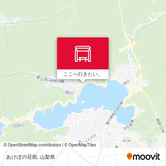 あけぼの荘前地図