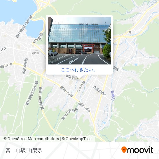 富士山駅地図