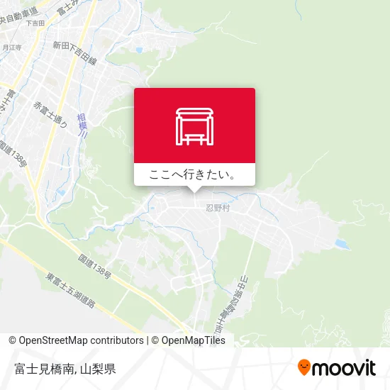 富士見橋南地図