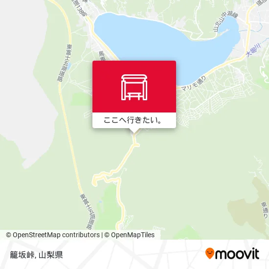籠坂峠地図