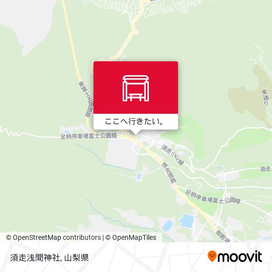須走浅間神社地図