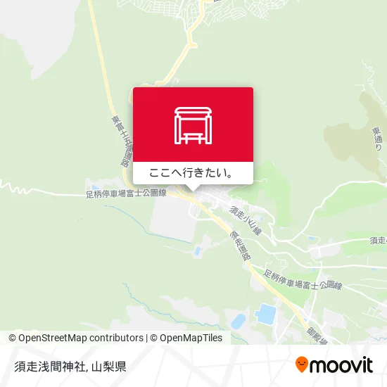須走浅間神社地図