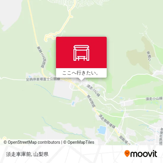 須走車庫前地図
