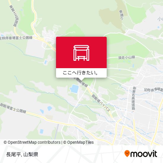 長尾平地図