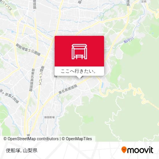 便船塚地図