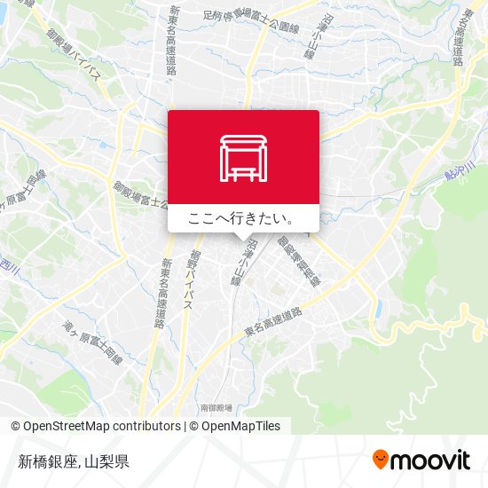 新橋銀座地図