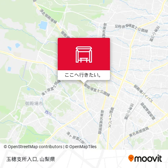 玉穂支所入口地図