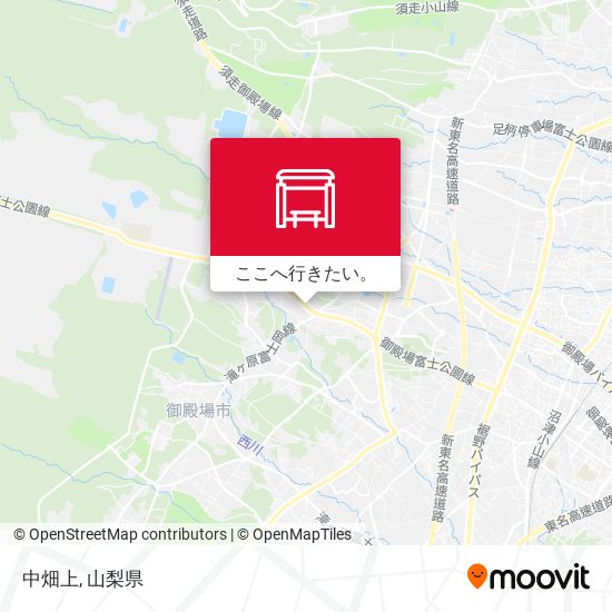 中畑上地図