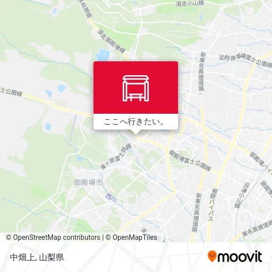 中畑上地図
