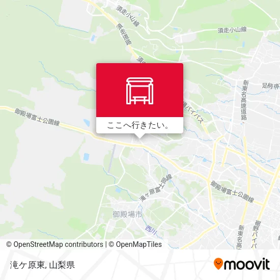 滝ケ原東地図
