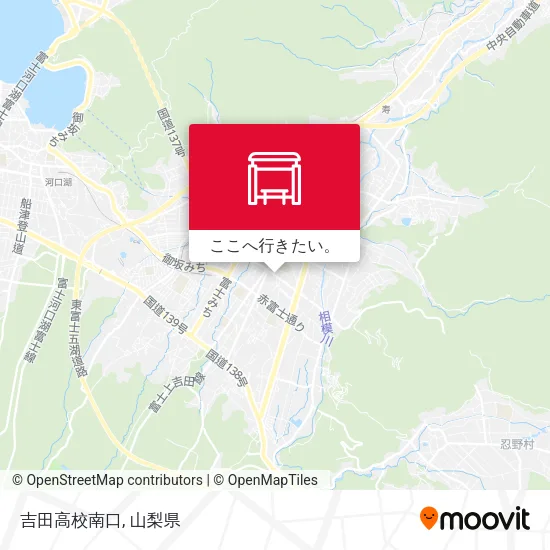 吉田高校南口地図