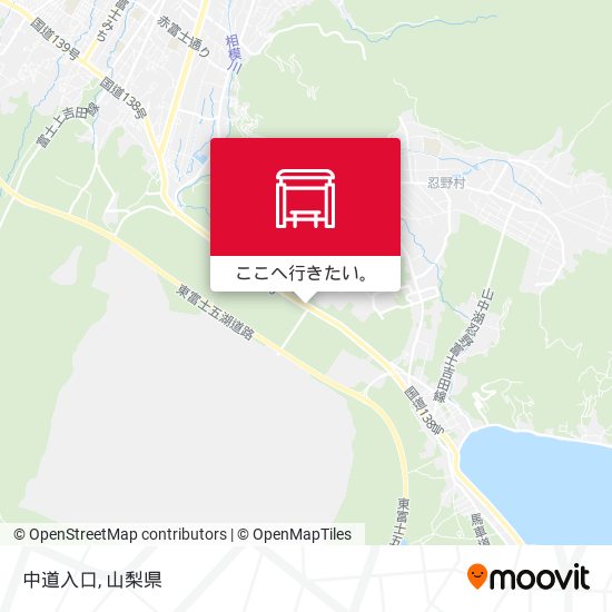 中道入口地図